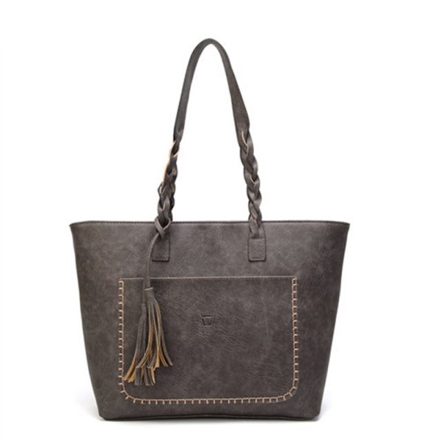 Women’s Casual Tote Bag with Tassel