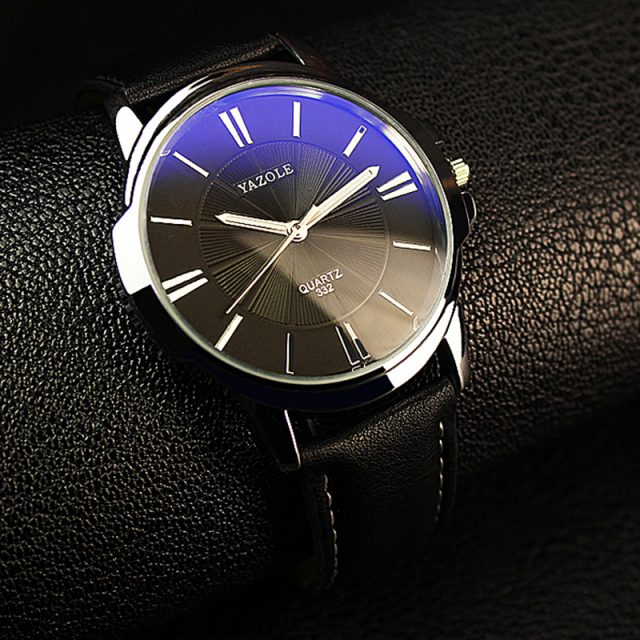 Glass Dual Elegant Men’s Quartz Watch