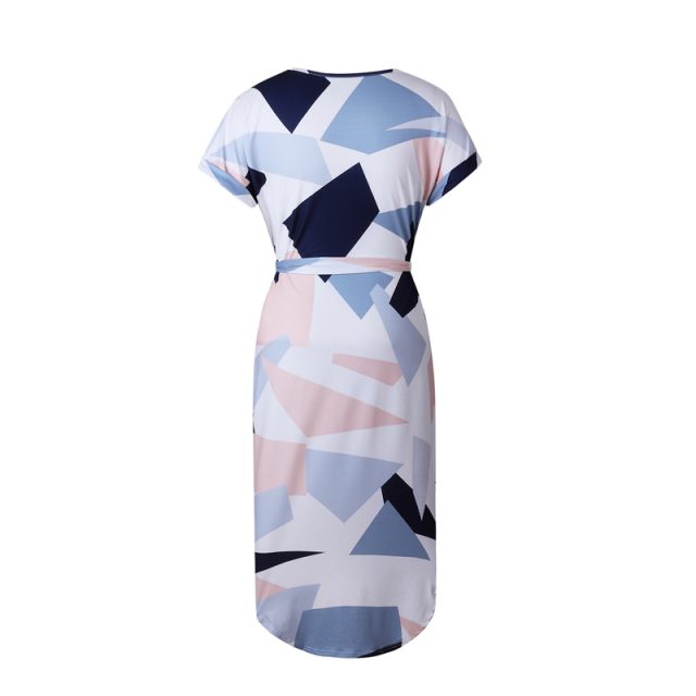 Women’s Casual Geometric Printed Dress