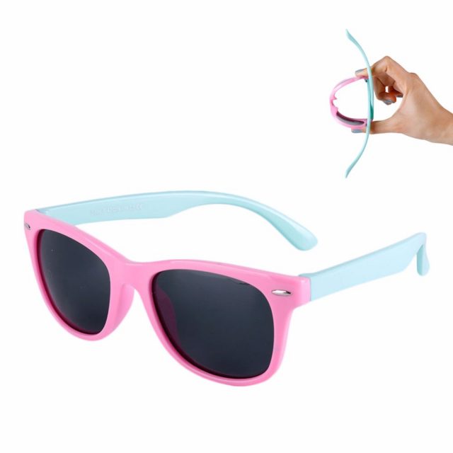 Girl`s Colorful Flexible Soft Sunglasses