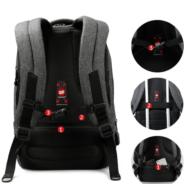 Modern Designed Backpack with USB Port