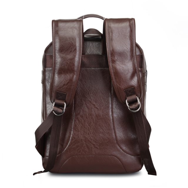 Men’s Leather Travel Backpack