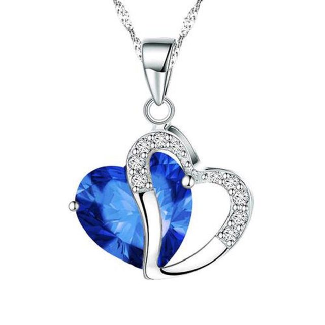 Fashion Necklace with Heart Pendant
