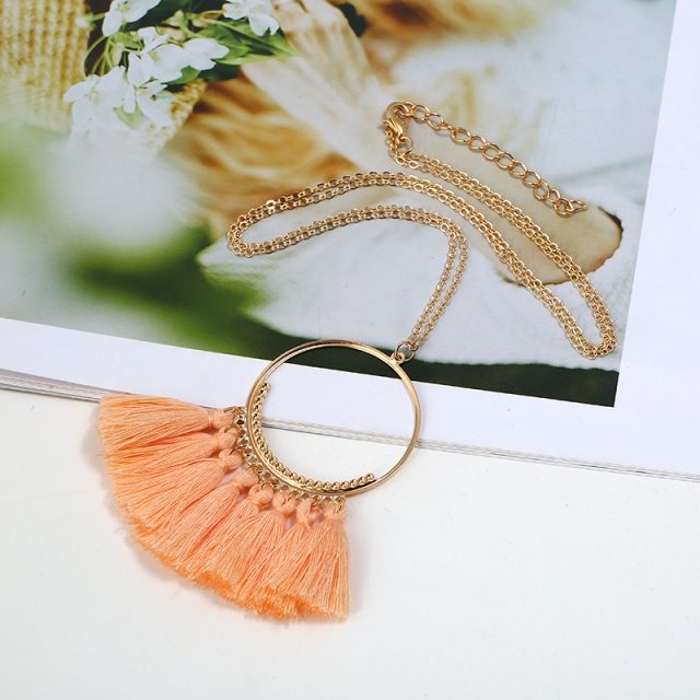Women’s Boho Vintage Long Tasseled Necklace