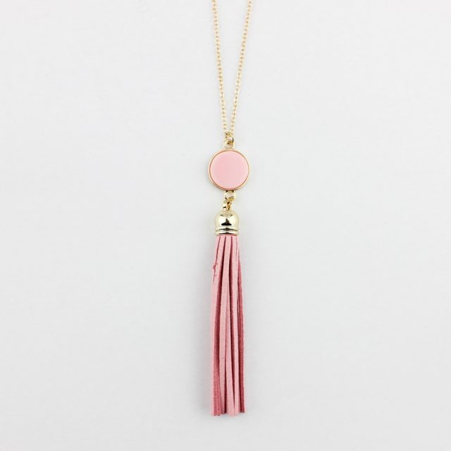 Bohemian Necklace with Tassel Pendant