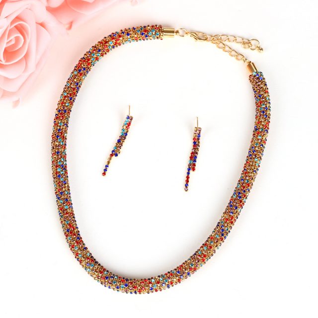 Colorful Wedding Jewelry Sets