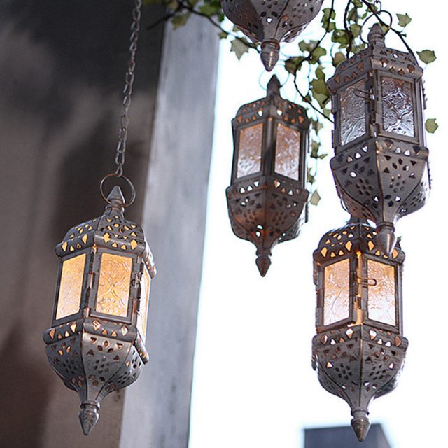 Moroccan Style Hanging Candle Holder