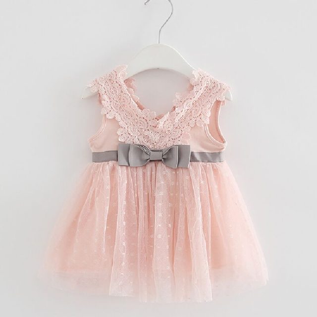 Fashion Summer Sleeveless Lace Baby Girl’s Dress