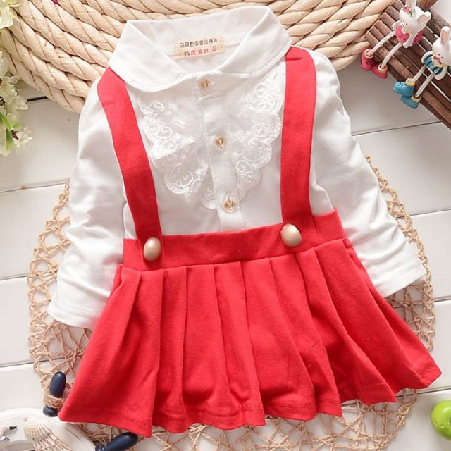 Stylish Casual Cotton Baby Girl’s Mini Dress